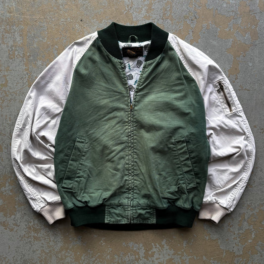 Dual tone fishing bomber jacket 067